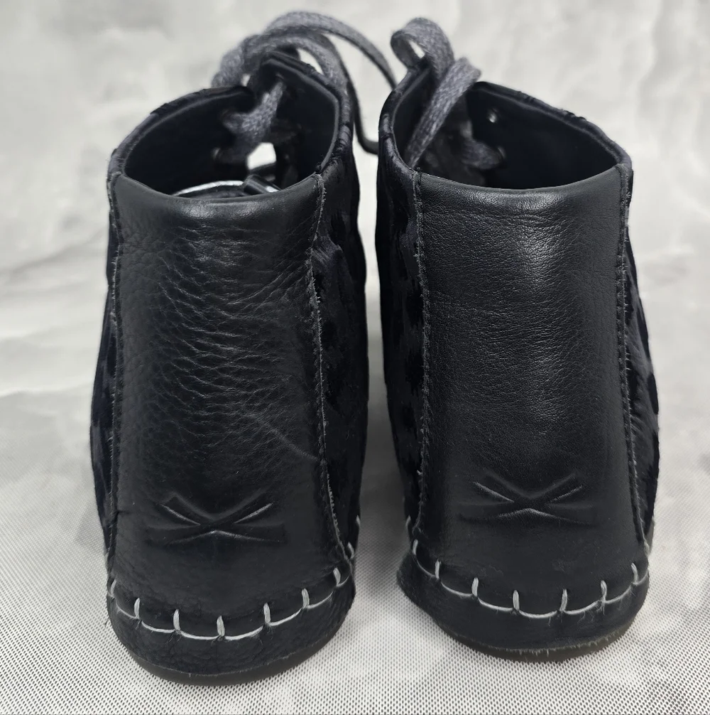 Andia Fora Leopard Sneakers Made In Italy Sz 38 - Picture 4 of 8